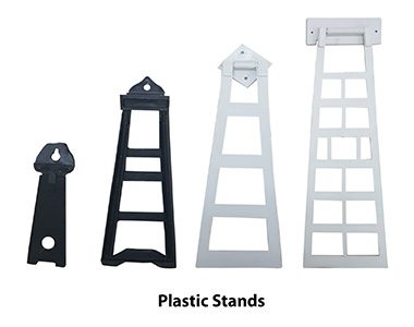 5) Plastic Stands