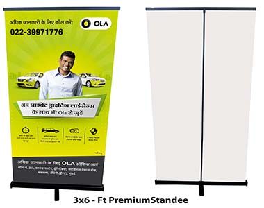 6) Premium standee 3x6